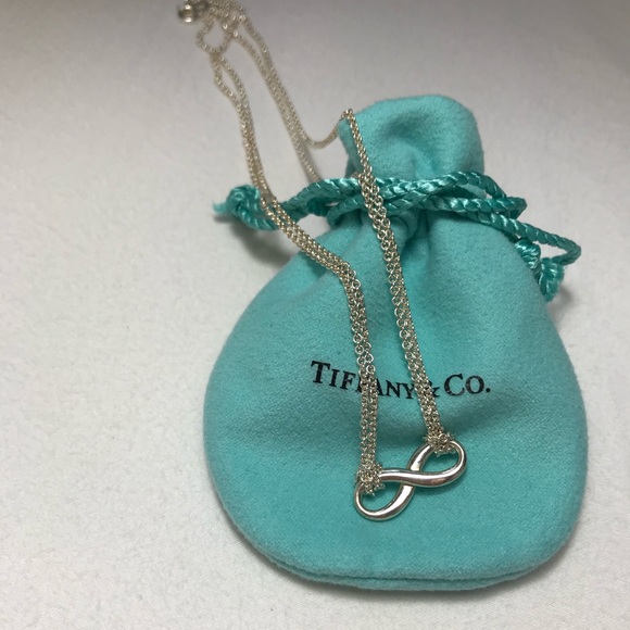 Tiffany & Co Sterling Silver Infinity Pendant - Picture 2 of 3